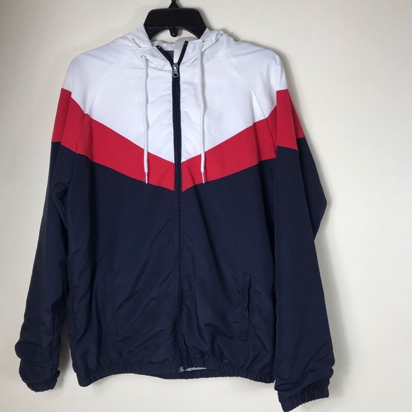 NEW Slate & Stone colorblock hooded windbreaker - Picture 3 of 7